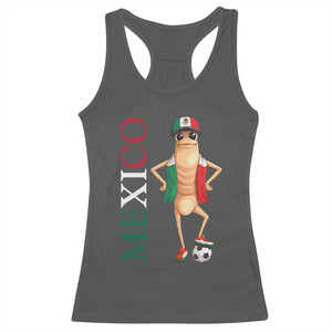 Mexico Soccer Fan Marcus The Worm Racerback Tank Top Country Football Gift TS12 Dark Heather Print Your Wear