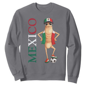 Mexico Soccer Fan Marcus The Worm Sweatshirt Country Football Gift TS12 Charcoal Print Your Wear