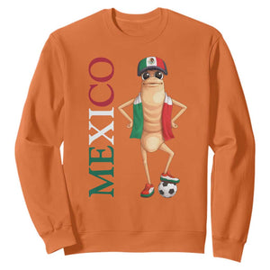Mexico Soccer Fan Marcus The Worm Sweatshirt Country Football Gift TS12 Orange Print Your Wear