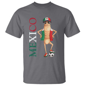 Mexico Soccer Fan Marcus The Worm T Shirt Country Football Gift TS12 Charcoal Print Your Wear