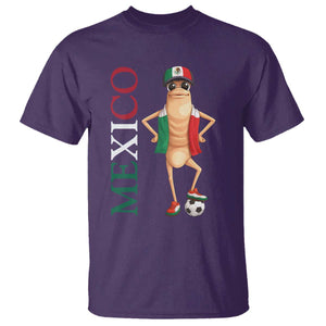 Mexico Soccer Fan Marcus The Worm T Shirt Country Football Gift TS12 Purple Print Your Wear