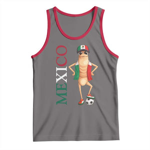 Mexico Soccer Fan Marcus The Worm Tank Top Country Football Gift TS12 Deep Heather Red Print Your Wear