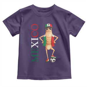 Mexico Soccer Fan Marcus The Worm Toddler T Shirt Country Football Gift TS12 Purple Print Your Wear