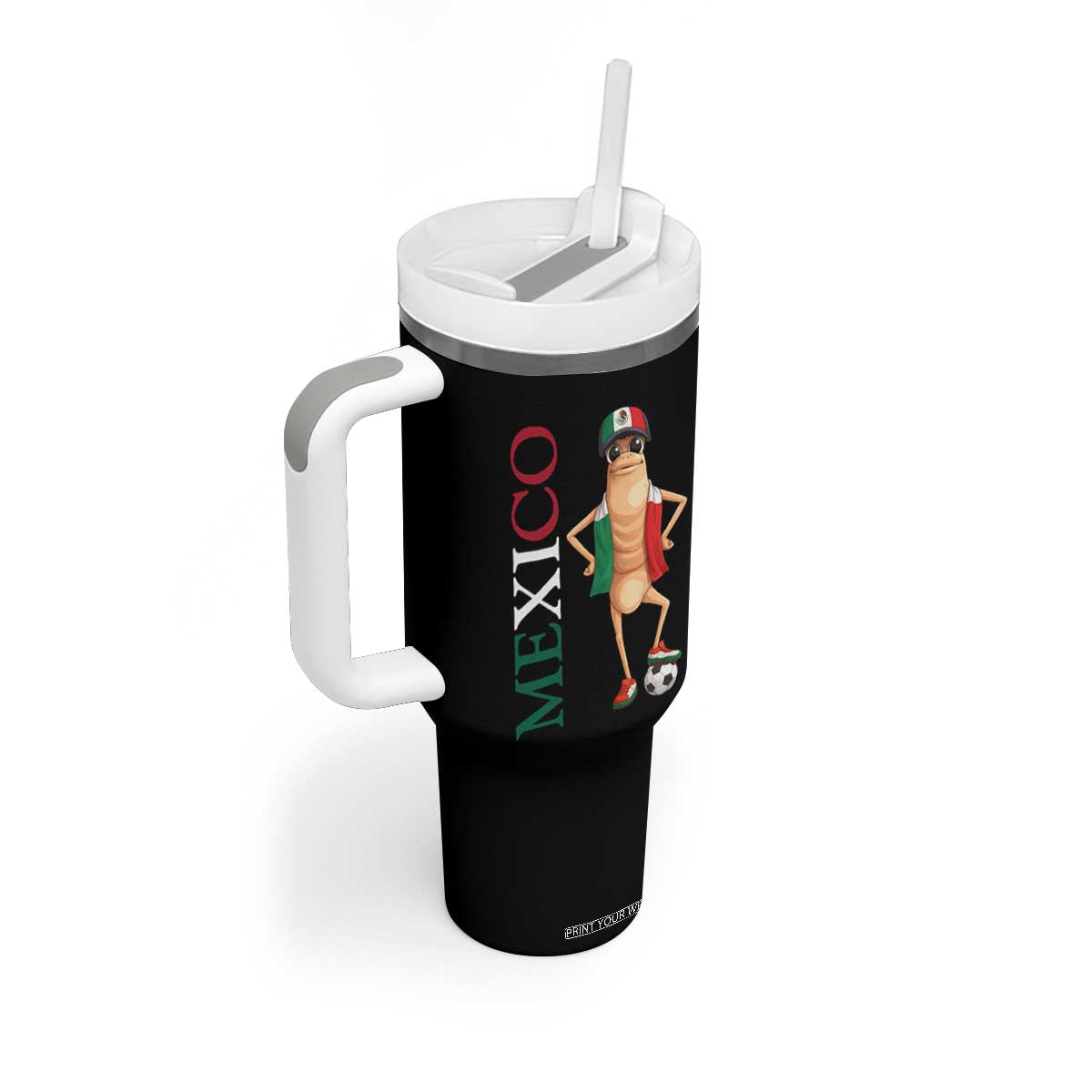 Mexico Soccer Fan Marcus The Worm Tumbler With Handle Country Football Gift TS12 Print Your Wear