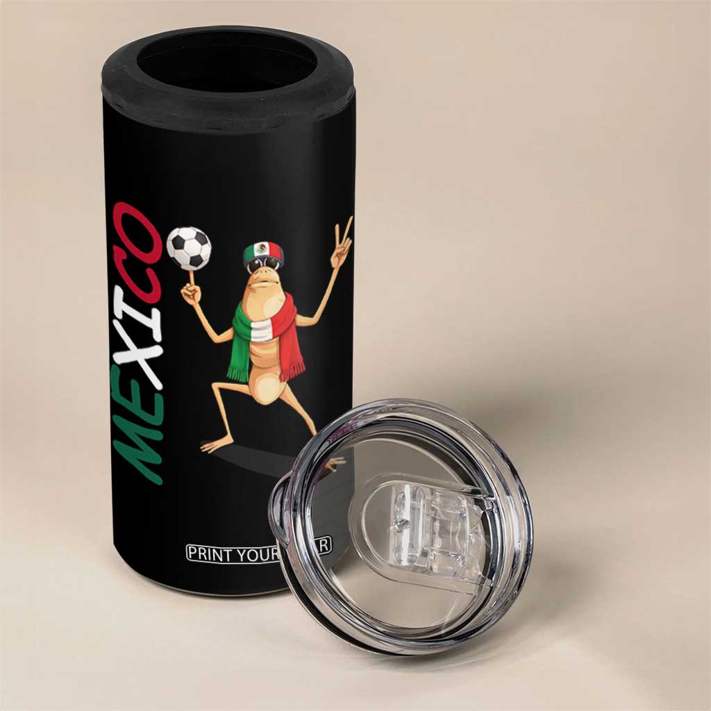 Viva Mexico Marcus The Worm Soccer 4 in 1 Can Cooler Tumbler Mexican Pride Football Fan TS12 Print Your Wear