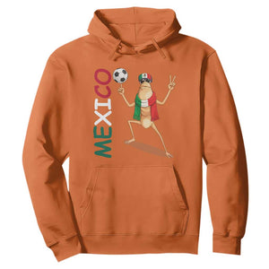 Viva Mexico Marcus The Worm Soccer Hoodie Mexican Pride Football Fan TS12 Orange Print Your Wear