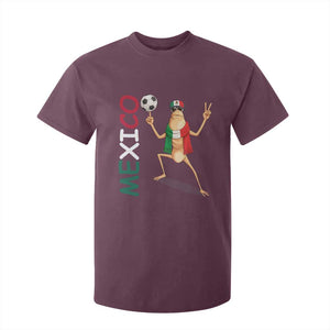 Viva Mexico Marcus The Worm Soccer T Shirt For Kid Mexican Pride Football Fan TS12 Maroon Print Your Wear