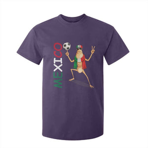 Viva Mexico Marcus The Worm Soccer T Shirt For Kid Mexican Pride Football Fan TS12 Purple Print Your Wear