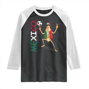 Viva Mexico Marcus The Worm Soccer Raglan Shirt Mexican Pride Football Fan TS12 Black White Print Your Wear