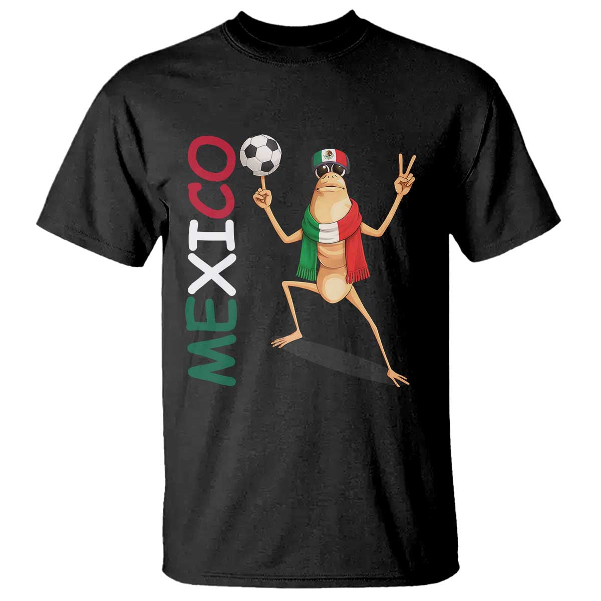 Viva Mexico Marcus The Worm Soccer T Shirt Mexican Pride Football Fan TS12 Black Print Your Wear