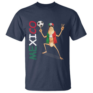 Viva Mexico Marcus The Worm Soccer T Shirt Mexican Pride Football Fan TS12 Navy Print Your Wear