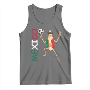 Viva Mexico Marcus The Worm Soccer Tank Top Mexican Pride Football Fan TS12 Black Heather Print Your Wear