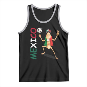 Viva Mexico Marcus The Worm Soccer Tank Top Mexican Pride Football Fan TS12 Black Athletic Heather Print Your Wear