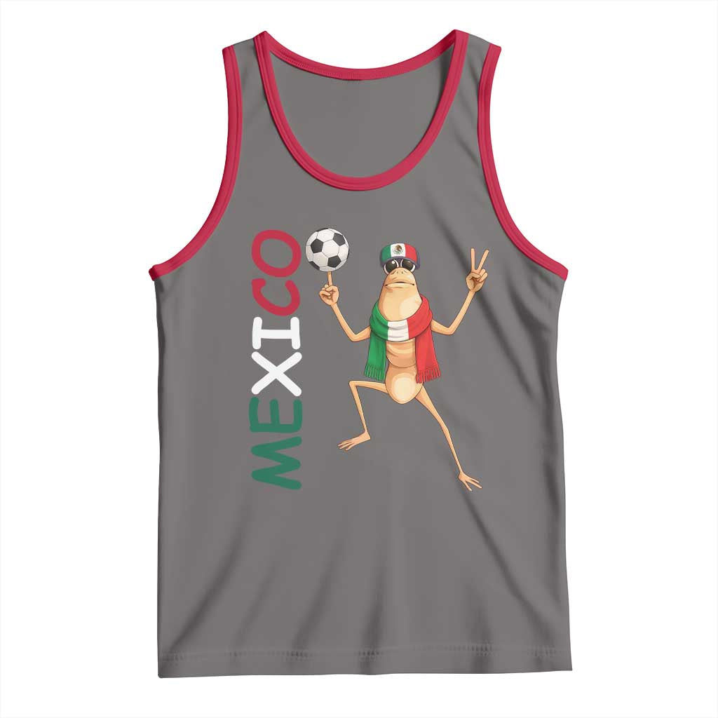 Viva Mexico Marcus The Worm Soccer Tank Top Mexican Pride Football Fan TS12 Deep Heather Red Print Your Wear
