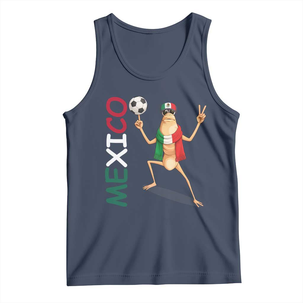 Viva Mexico Marcus The Worm Soccer Tank Top Mexican Pride Football Fan TS12 Navy Print Your Wear