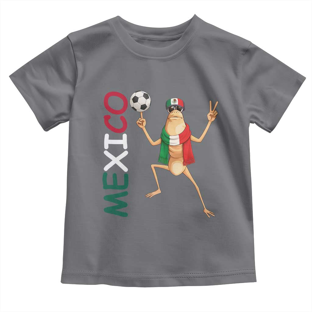 Viva Mexico Marcus The Worm Soccer Toddler T Shirt Mexican Pride Football Fan TS12 Charcoal Print Your Wear