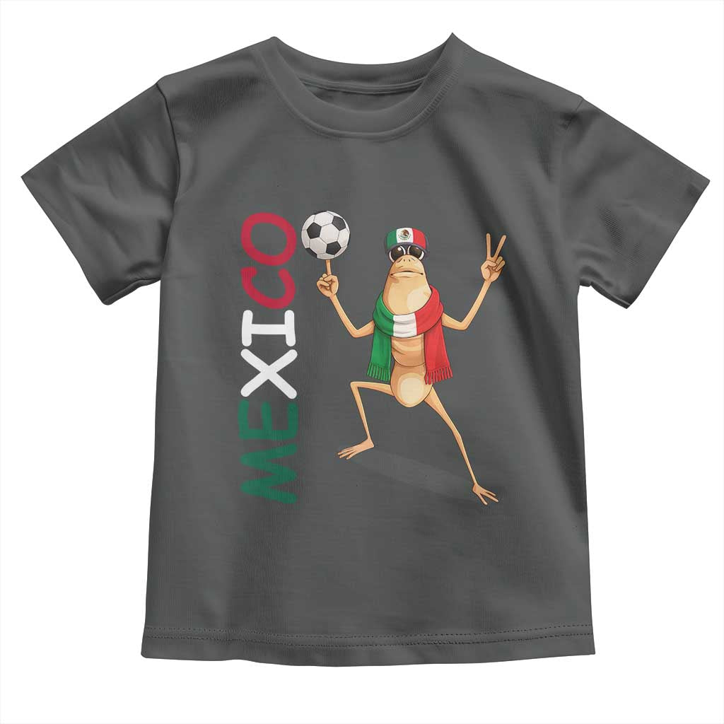 Viva Mexico Marcus The Worm Soccer Toddler T Shirt Mexican Pride Football Fan TS12 Dark Heather Print Your Wear