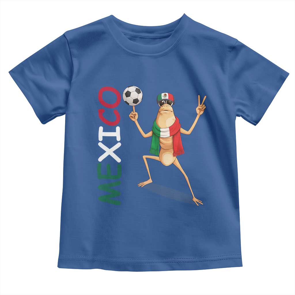 Viva Mexico Marcus The Worm Soccer Toddler T Shirt Mexican Pride Football Fan TS12 Royal Blue Print Your Wear
