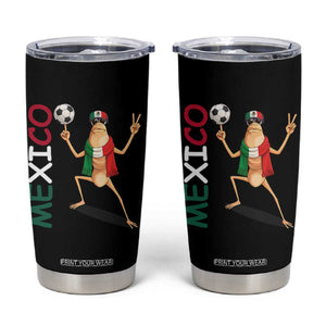 Viva Mexico Marcus The Worm Soccer Tumbler Cup Mexican Pride Football Fan TS12 Black Print Your Wear