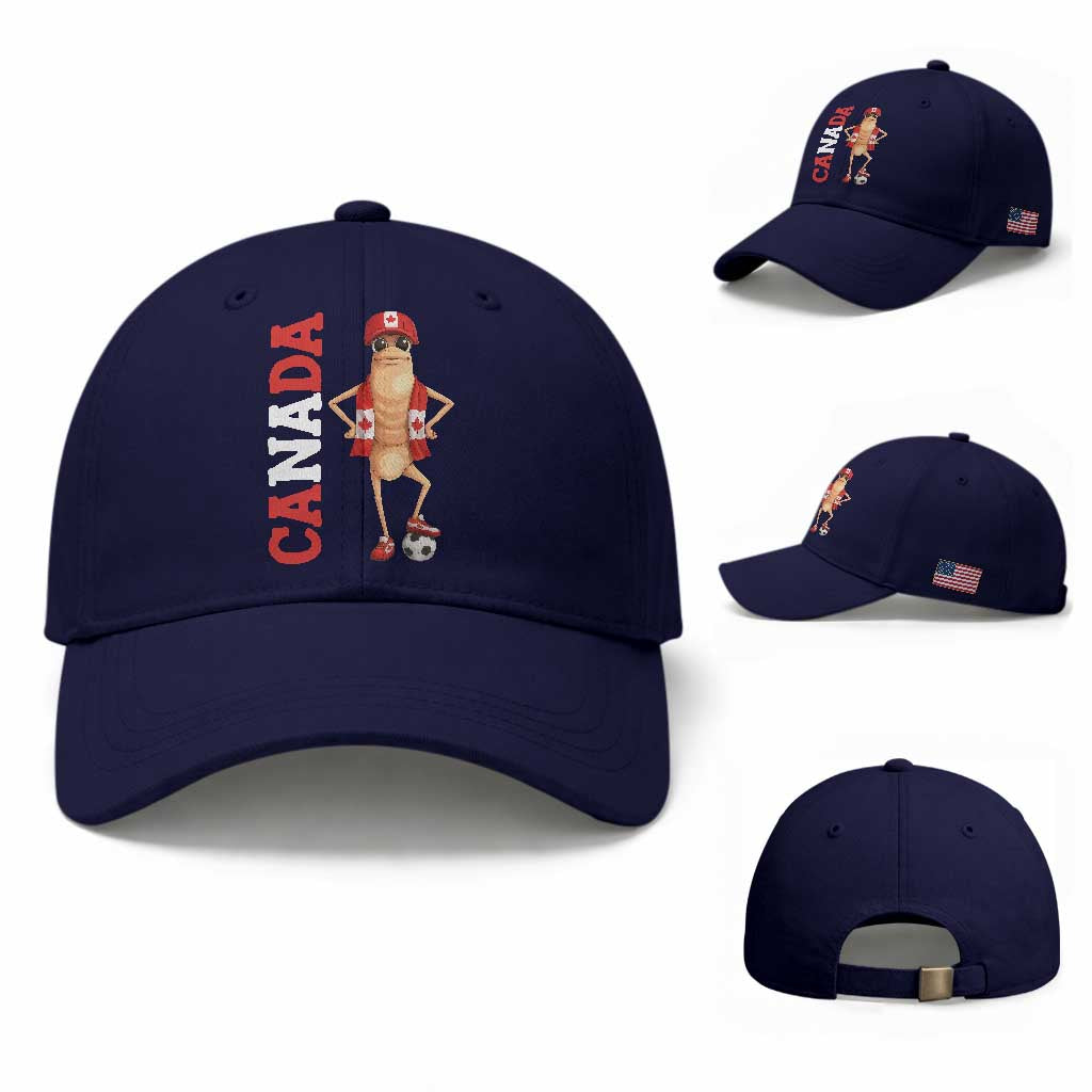 Canada Soccer Fan Marcus The Worm Baseball Cap Country Football Gift TS12 Baseball Cap Universal Fit Dark Blue Print Your Wear