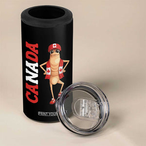Canada Soccer Fan Marcus The Worm 4 in 1 Can Cooler Tumbler Country Football Gift TS12 Print Your Wear