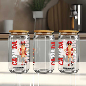 Canada Soccer Fan Marcus The Worm Glass Can Country Football Gift TS12 Print Your Wear