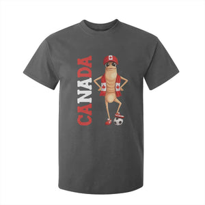 Canada Soccer Fan Marcus The Worm T Shirt For Kid Country Football Gift TS12 Dark Heather Print Your Wear