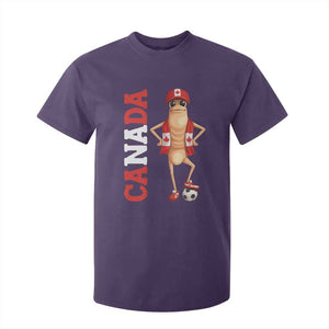 Canada Soccer Fan Marcus The Worm T Shirt For Kid Country Football Gift TS12 Purple Print Your Wear
