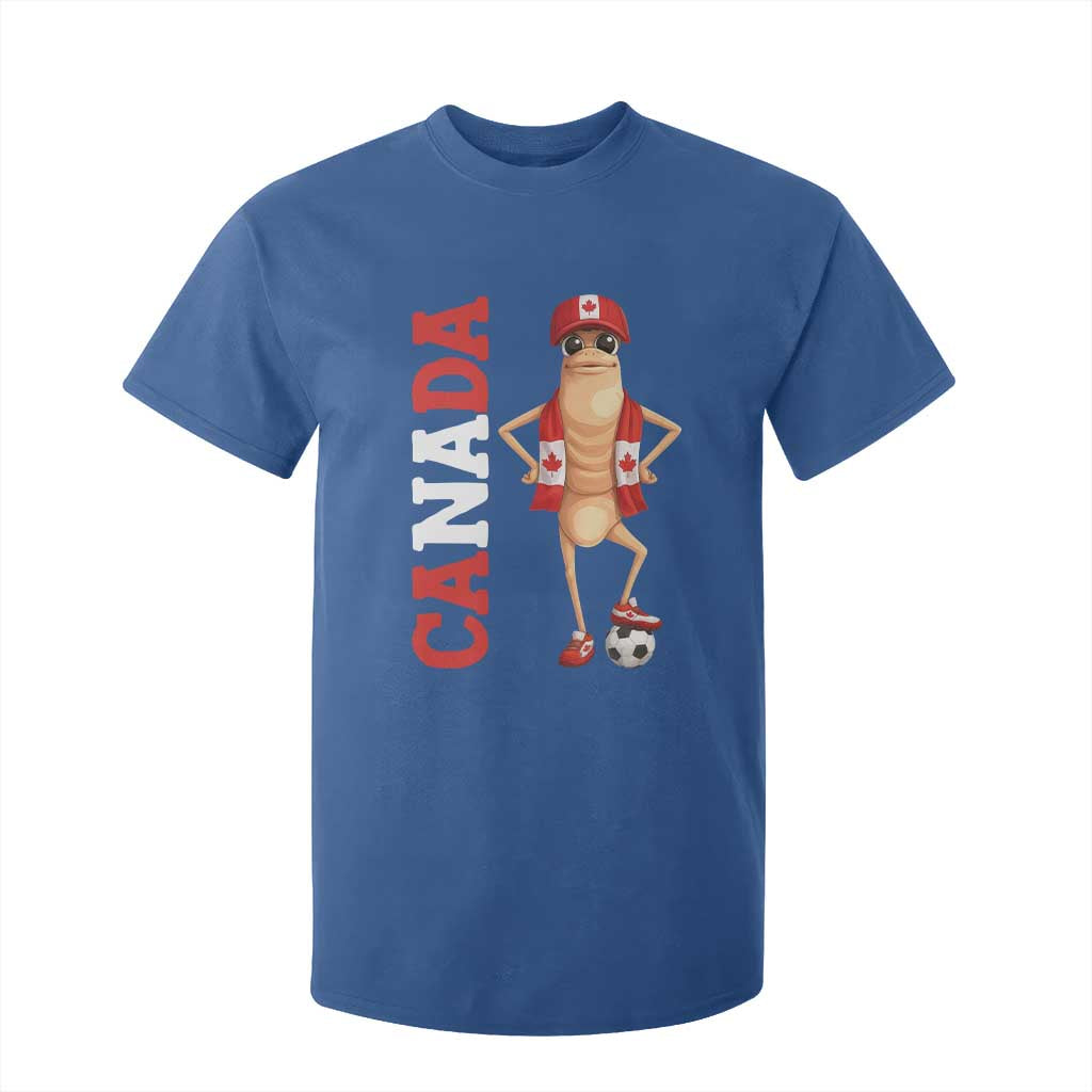 Canada Soccer Fan Marcus The Worm T Shirt For Kid Country Football Gift TS12 Royal Blue Print Your Wear