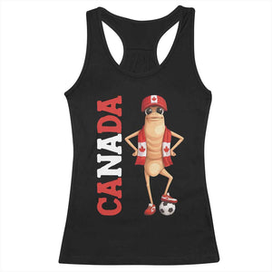 Canada Soccer Fan Marcus The Worm Racerback Tank Top Country Football Gift TS12 Black Print Your Wear