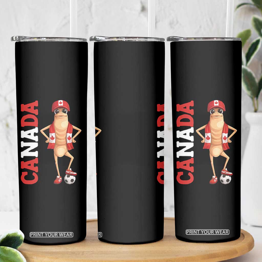Canada Soccer Fan Marcus The Worm Skinny Tumbler Country Football Gift TS12 Print Your Wear
