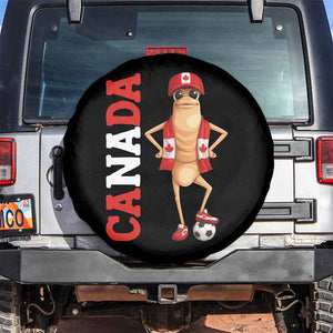 Canada Soccer Fan Marcus The Worm Spare Tire Cover Country Football Gift TS12 No hole Black Print Your Wear