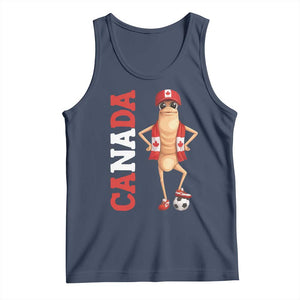 Canada Soccer Fan Marcus The Worm Tank Top Country Football Gift TS12 Navy Print Your Wear