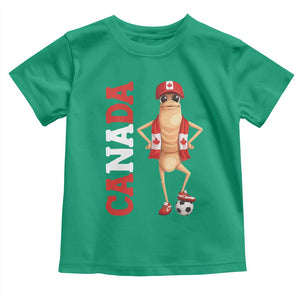 Canada Soccer Fan Marcus The Worm Toddler T Shirt Country Football Gift TS12 Irish Green Print Your Wear