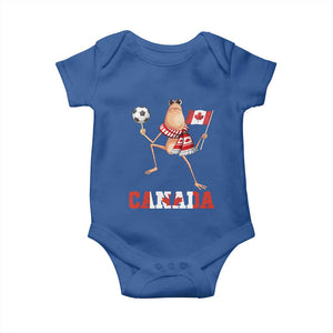 Funny Marcus The Worm Baby Onesie Canadian Pride Soccer Gift TS12 Royal Blue Print Your Wear