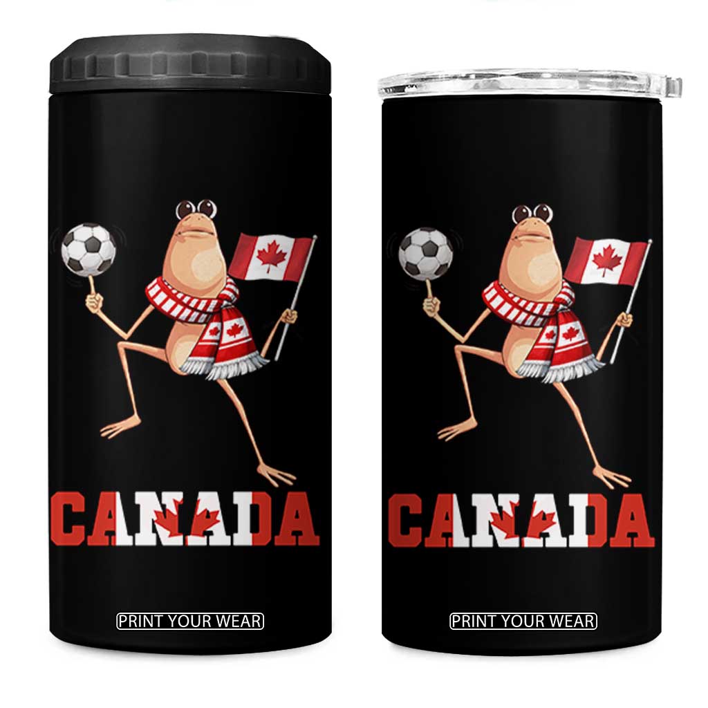 Funny Marcus The Worm 4 in 1 Can Cooler Tumbler Canadian Pride Soccer Gift TS12 One Size: 16 oz Black Print Your Wear