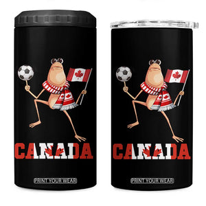 Funny Marcus The Worm 4 in 1 Can Cooler Tumbler Canadian Pride Soccer Gift TS12 One Size: 16 oz Black Print Your Wear