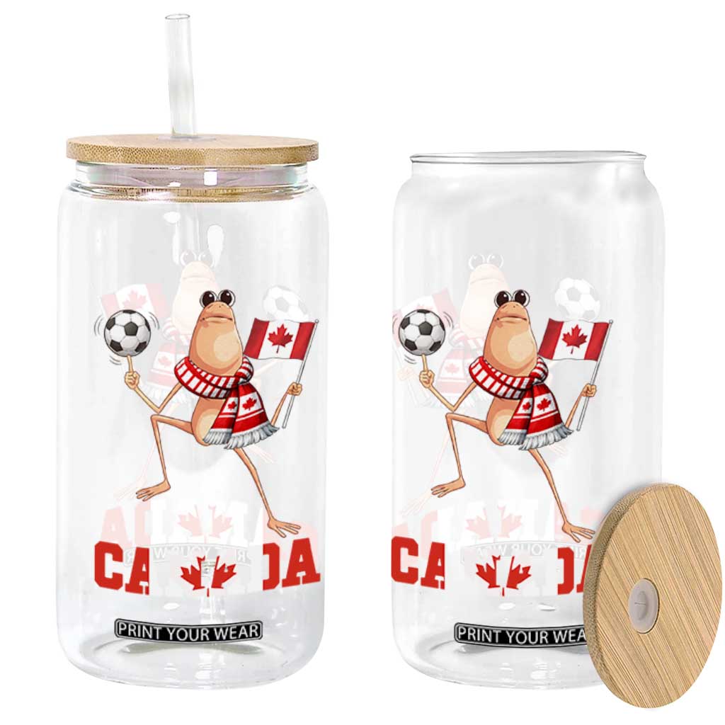 Funny Marcus The Worm Glass Can Canadian Pride Soccer Gift TS12 Print Your Wear