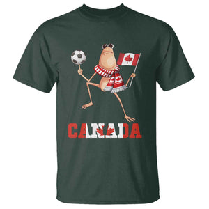 Funny Marcus The Worm T Shirt Canadian Pride Soccer Gift TS12 Dark Forest Green Print Your Wear