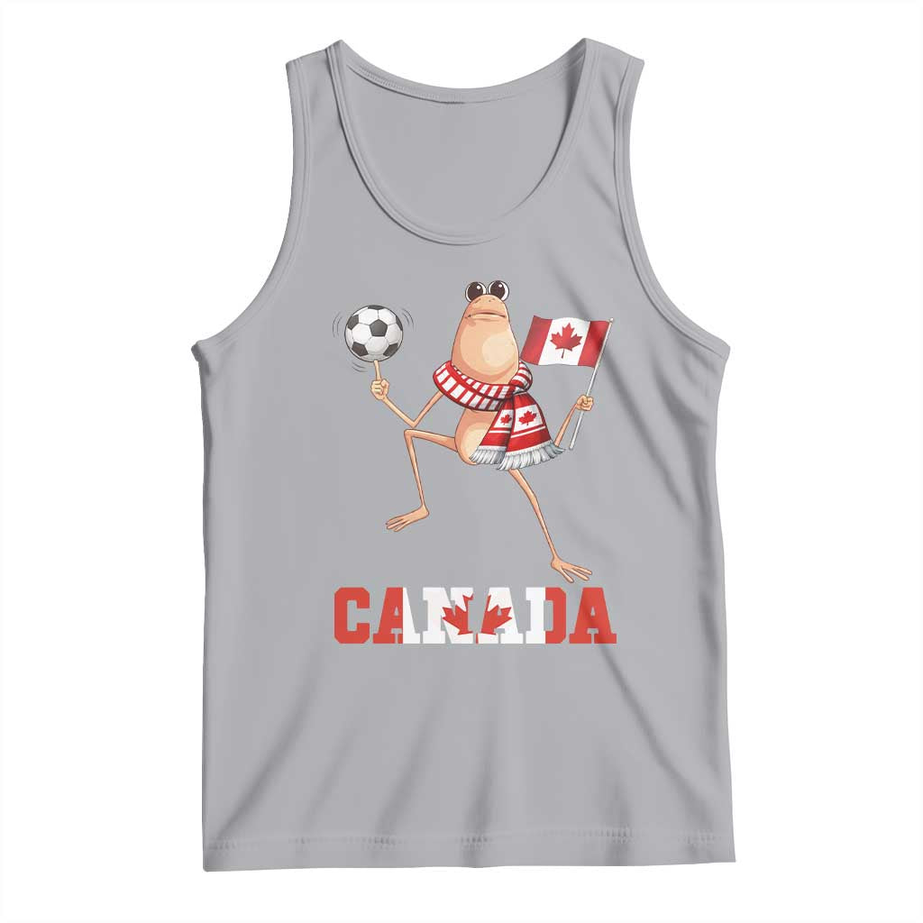 Funny Marcus The Worm Tank Top Canadian Pride Soccer Gift TS12 Athletic Heather Print Your Wear