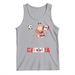 Funny Marcus The Worm Tank Top Canadian Pride Soccer Gift TS12 Athletic Heather Print Your Wear