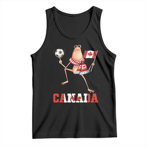 Funny Marcus The Worm Tank Top Canadian Pride Soccer Gift TS12 Black Print Your Wear