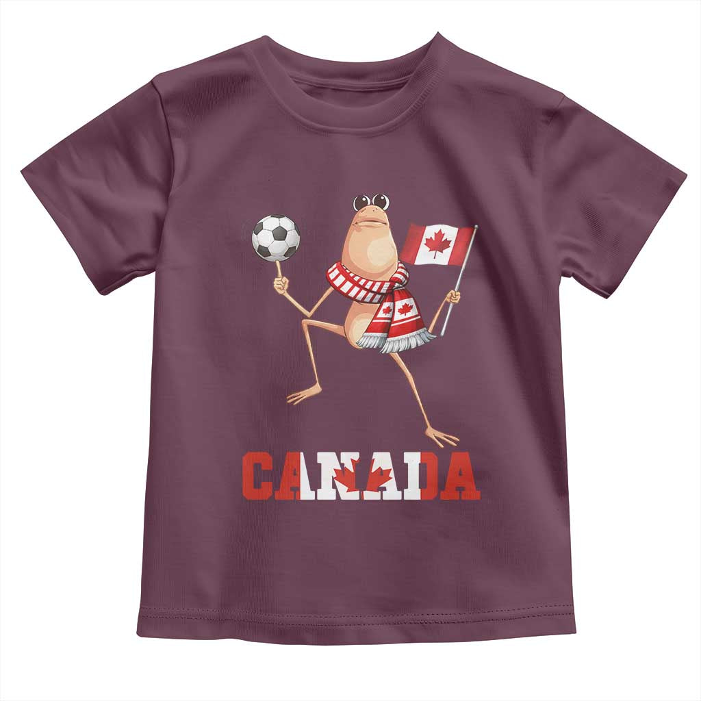 Funny Marcus The Worm Toddler T Shirt Canadian Pride Soccer Gift TS12 Maroon Print Your Wear