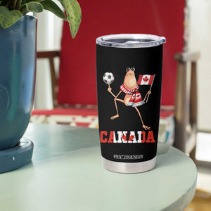Funny Marcus The Worm Tumbler Cup Canadian Pride Soccer Gift TS12 Print Your Wear