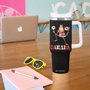 Funny Marcus The Worm Tumbler With Handle Canadian Pride Soccer Gift TS12 Print Your Wear