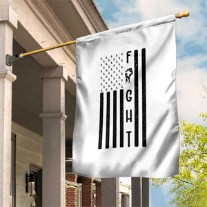 Fight Skin Cancer Melanoma Fighter USA Flag Garden Flag TS12 Print Your Wear