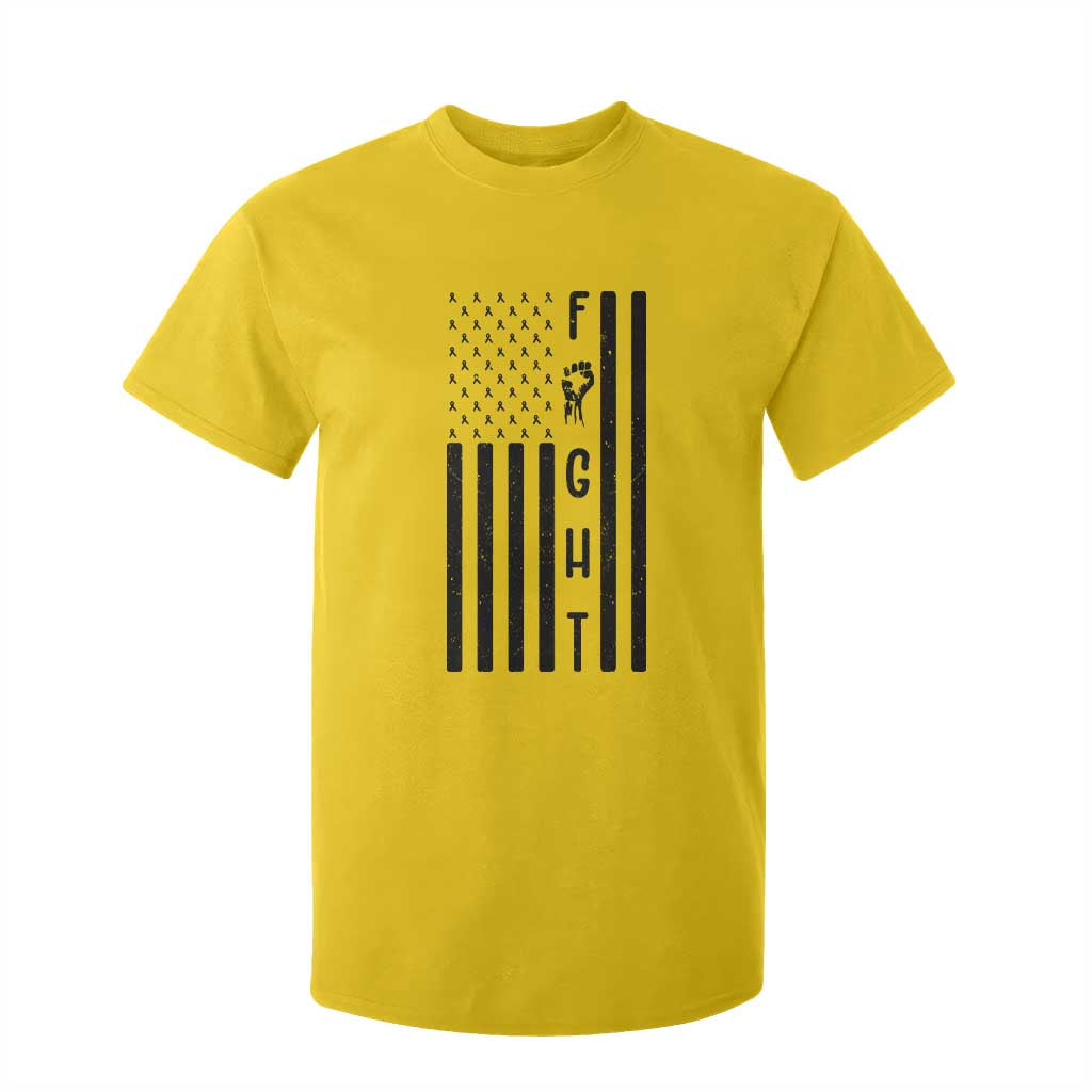 Fight Skin Cancer Melanoma Fighter USA Flag T Shirt For Kid TS12 Daisy Print Your Wear