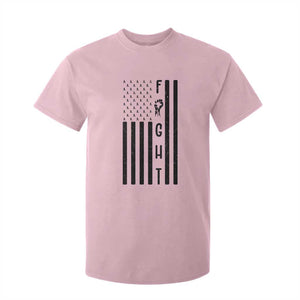 Fight Skin Cancer Melanoma Fighter USA Flag T Shirt For Kid TS12 Light Pink Print Your Wear