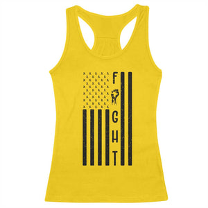 Fight Skin Cancer Melanoma Fighter USA Flag Racerback Tank Top TS12 Daisy Print Your Wear