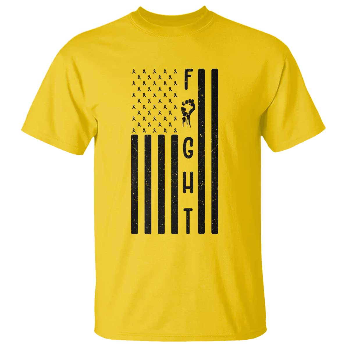 Fight Skin Cancer Melanoma Fighter USA Flag T Shirt TS12 Daisy Print Your Wear